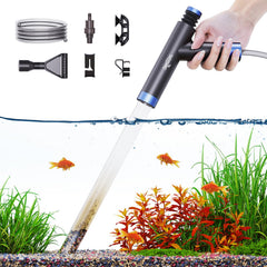 SEAOURA aquarium siphon pump setup enables quick, quiet gravel cleaning at home.