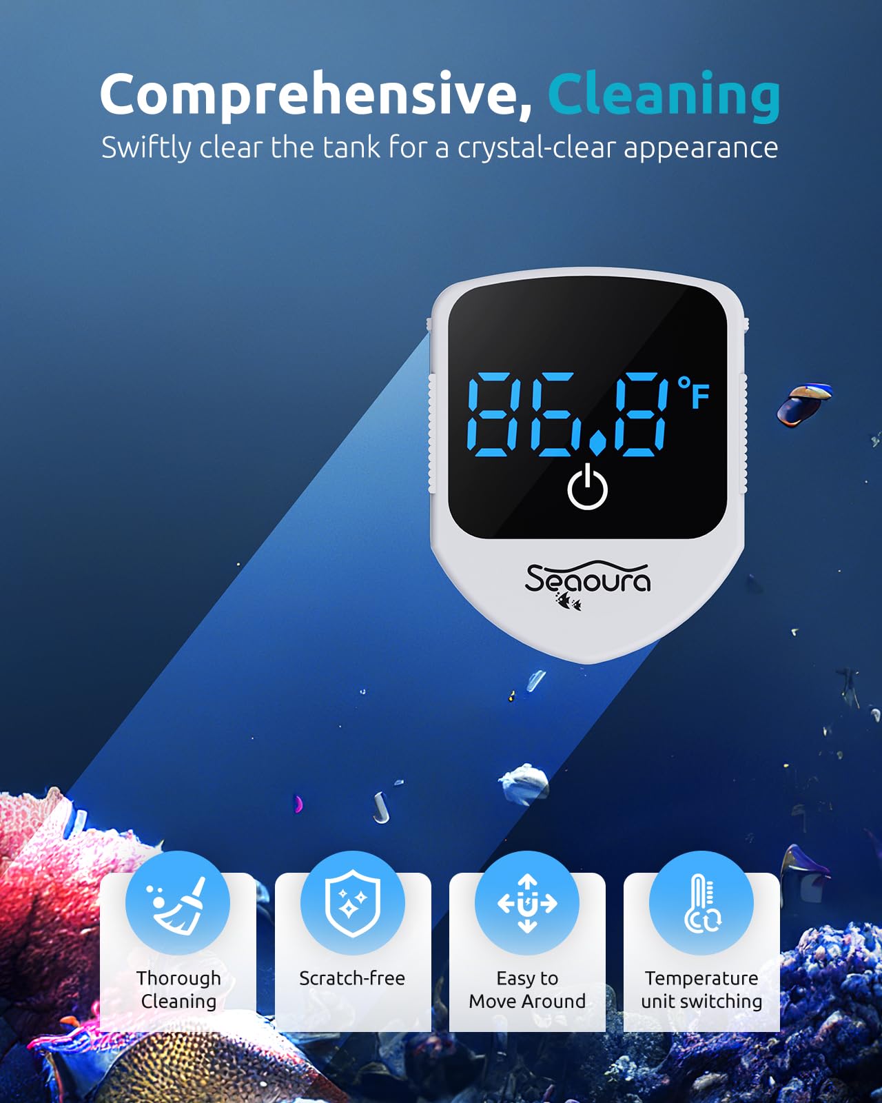 SEAOURA compact design floats on water, saving space during use