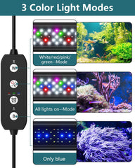 SEAOURA LED Aquarium Light timer control enables easy daily schedules for fish and plants