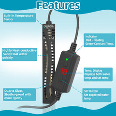 SEAOURA quartz heating tube highlights explosion-proof safety for tanks.