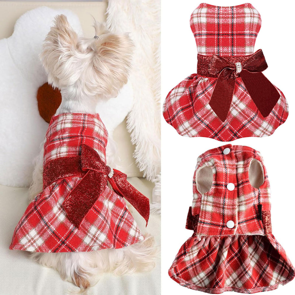 Sebaoyu Chihuahua Yorkie dress XXSmall wearable winter coat for small pets