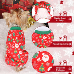Sebaoyu dog jumpsuit close-up shows elastic cuffs, enabling comfortable movement.
