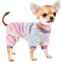 Sebaoyu dog pajamas glow-in-the-dark spaceships for night visibility and cute photos