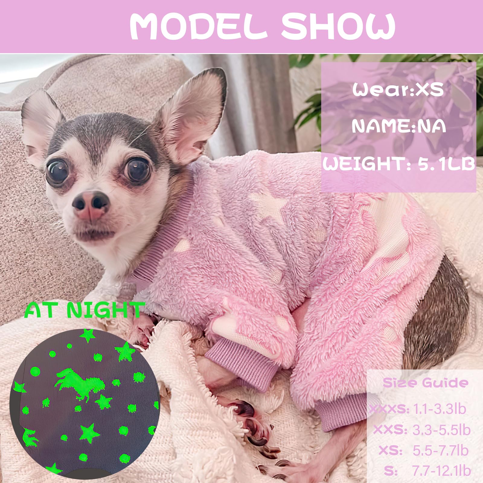 Sebaoyu glow-in-the-dark pajamas ideal for holiday parties and night photos