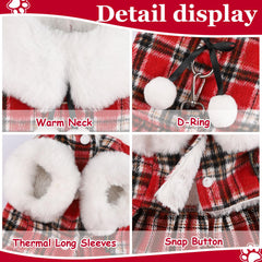 Sebaoyu XS dog sweater fits tiny breeds for festive warmth