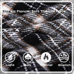 Sebaoyu knit fleece small dog dress with plaid lining provides soft warmth.