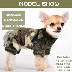 Sebaoyu size guide shows XXS-XS-S-M options for tiny breeds.
