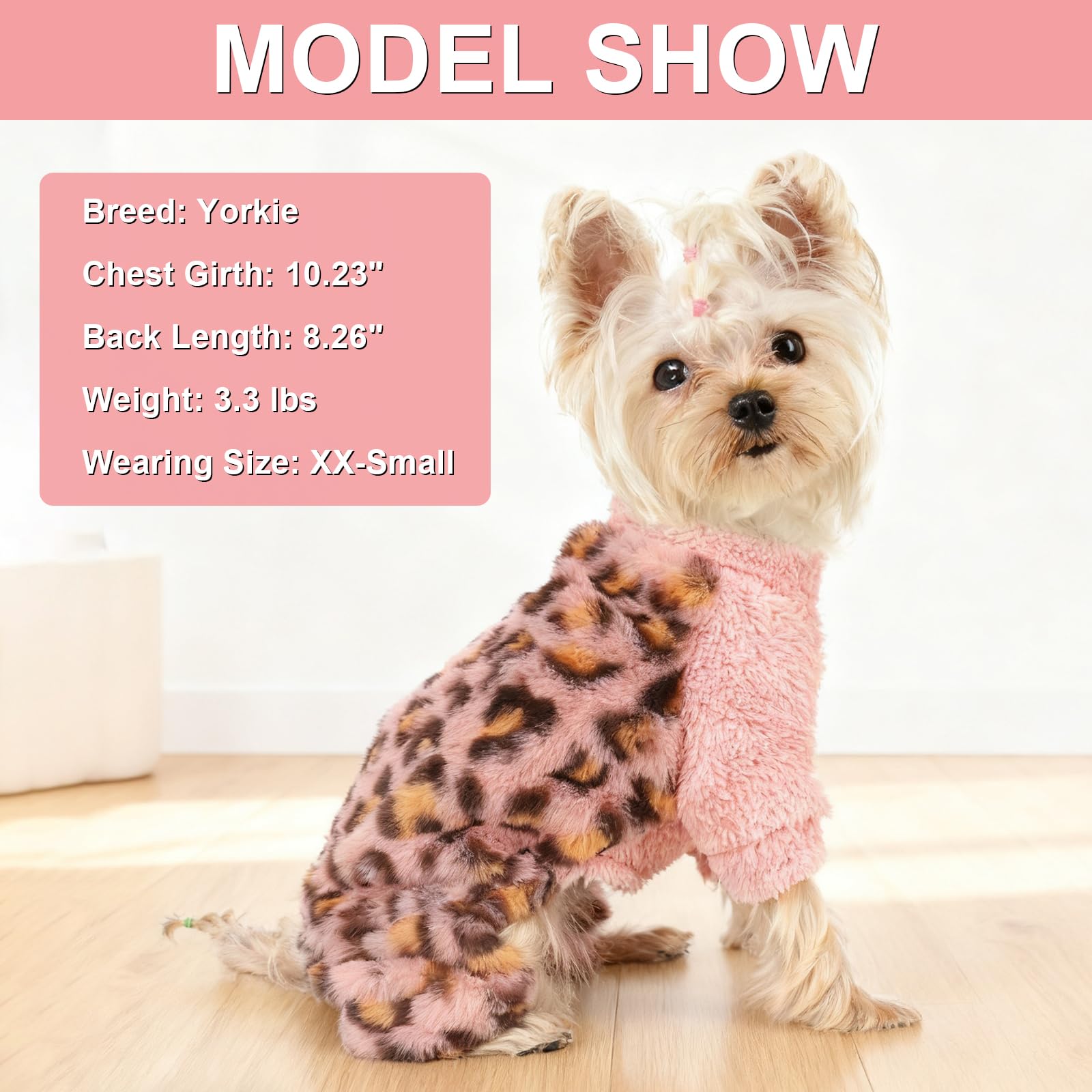 Sebaoyu small dog outfit is ideal for photo shoots and holiday occasions.