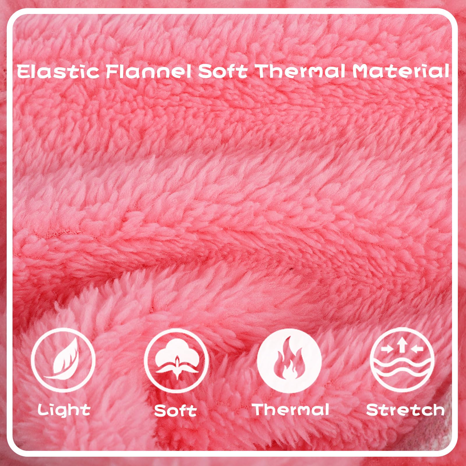 Sebaoyu Winter Dress knit-closeup highlights fleece lining and soft fabric for cozy evenings.