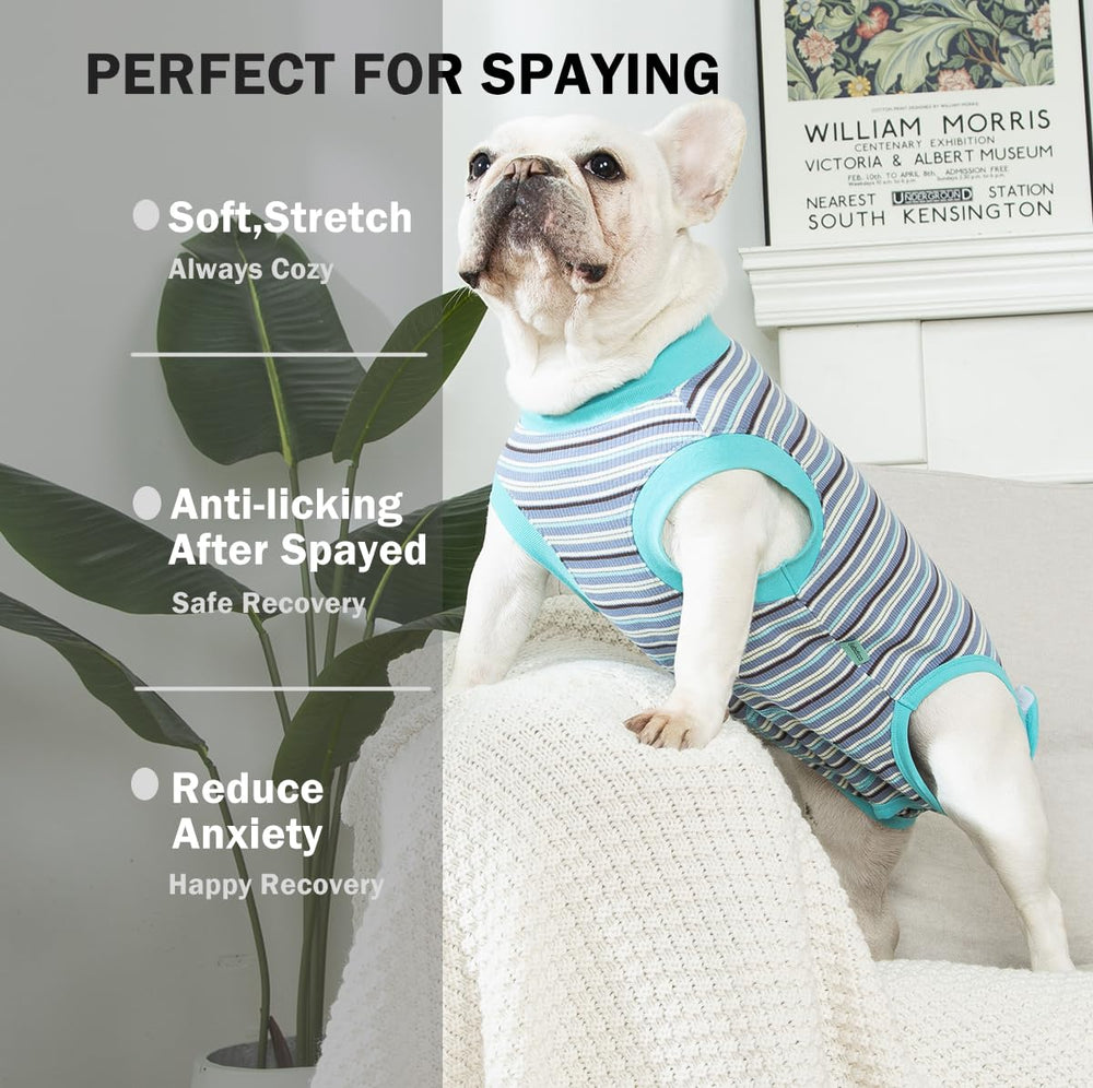 Sebidtco recovery suit uses soft, breathable fabric for comfort.