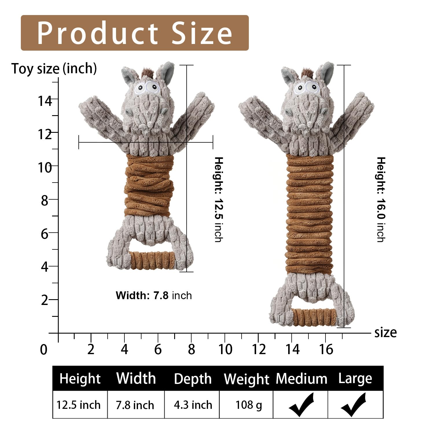 Sedioso Donkey Toy: easy-clean and machine-washable.
