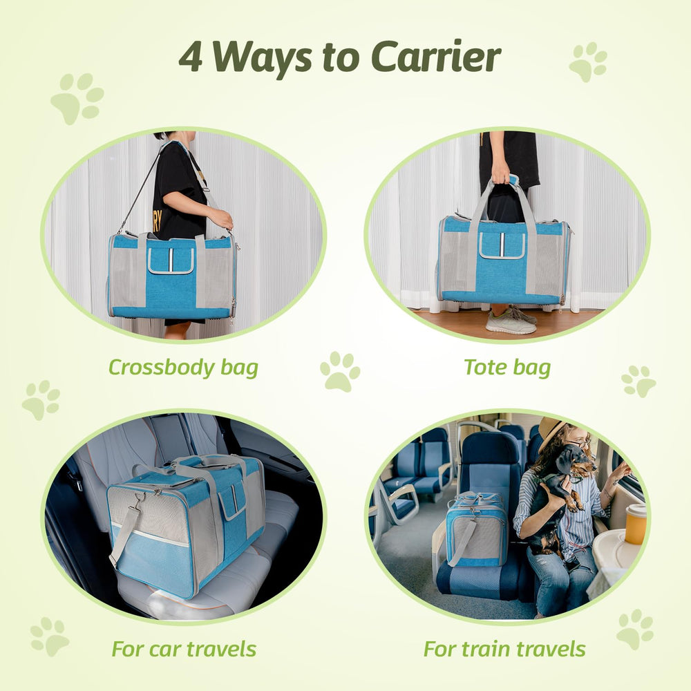 Sedioso Large Cat Carrier folded compact storage fits in small spaces.