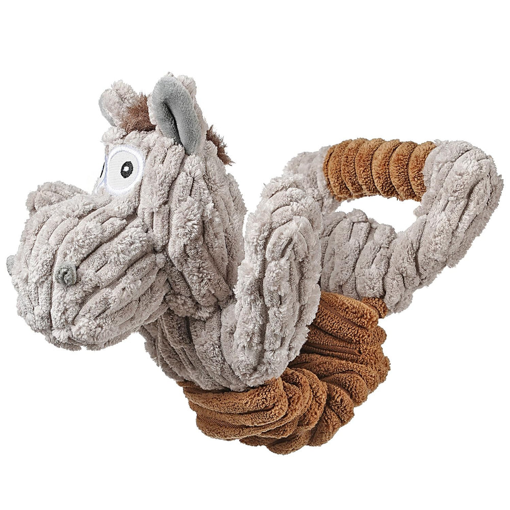Sedioso Plush Donkey Toy: crinkle belly detail.