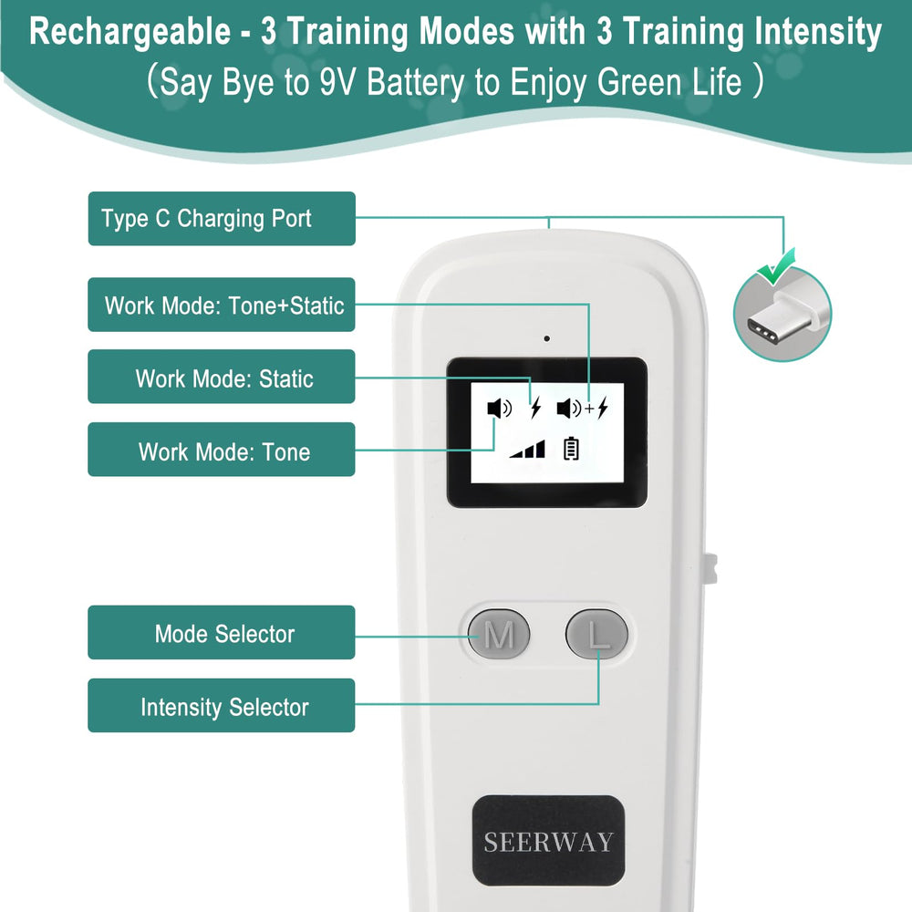 SEERWAY pet training mat with 3 modes supports gentle behavior correction.