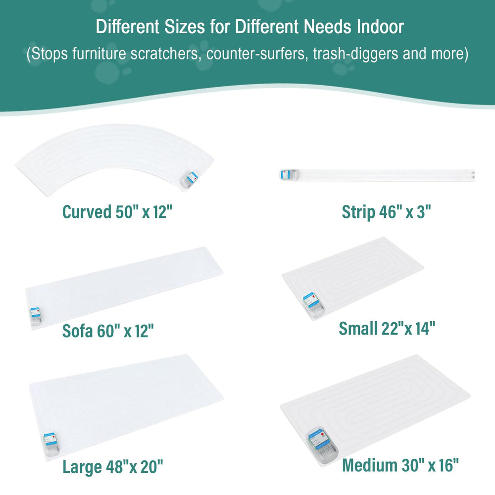 SEERWAY Scat Mat easy cleaning with wet cloth for quick tidy up.