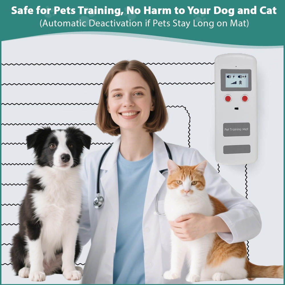 SEERWAY Scat Pet Shock Mat three modes tailor training to temperament.