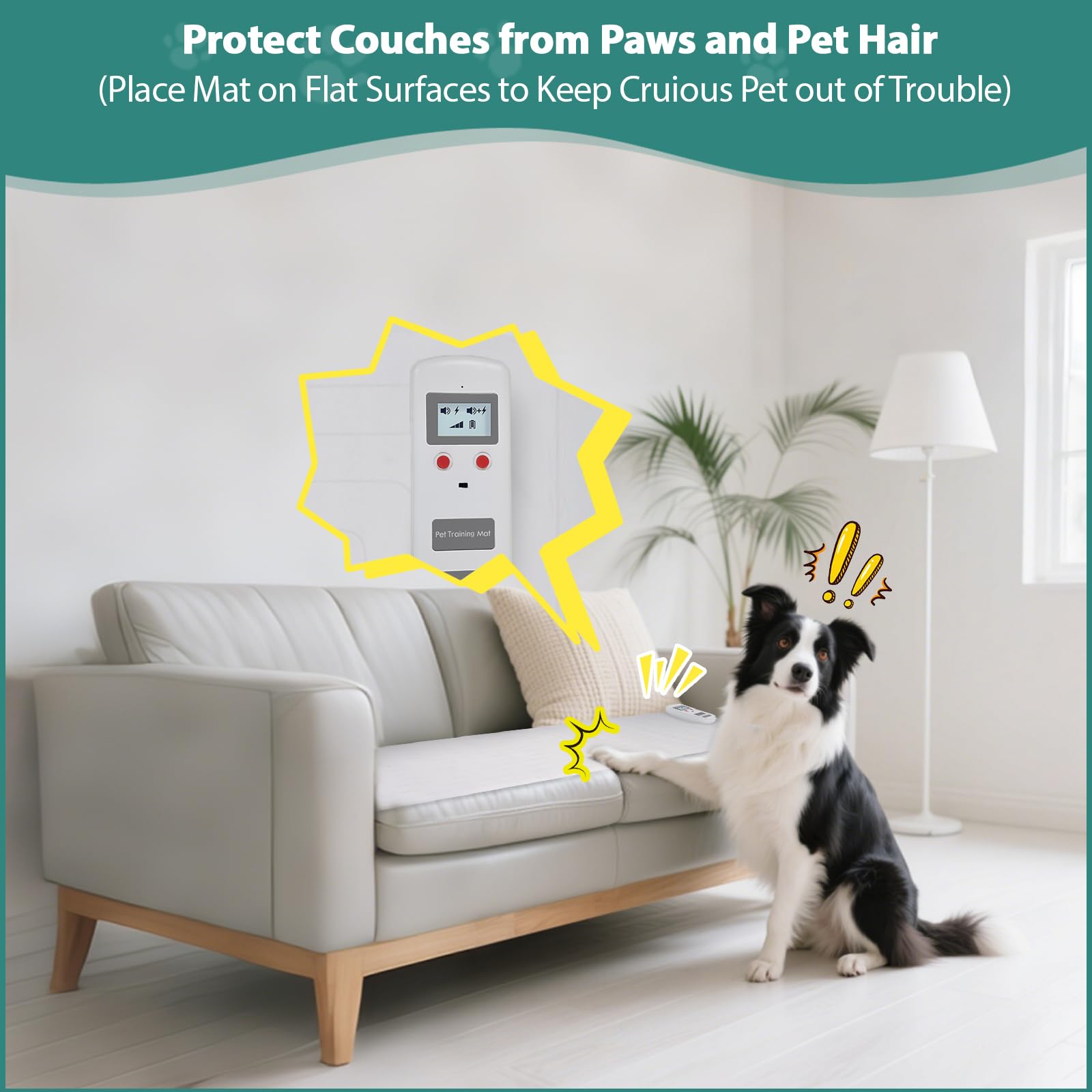 SEERWAY Scat Pet Shock Mat two-pieces ready for versatile training across rooms.