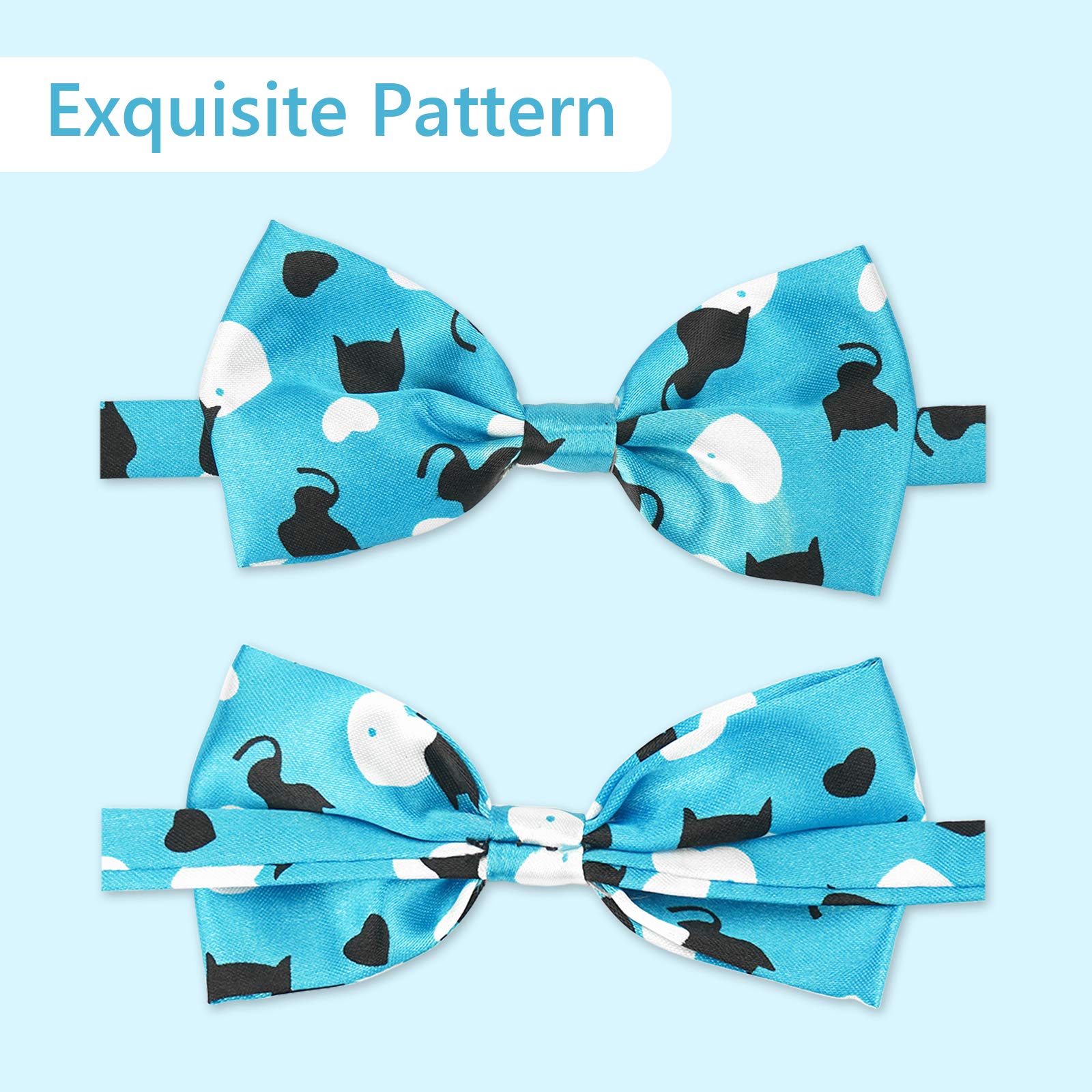Segarty bow ties on pets for stylish grooming sessions.