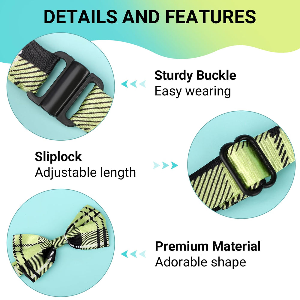Segarty groomers love these bow ties as post-grooming accessories for added charm.