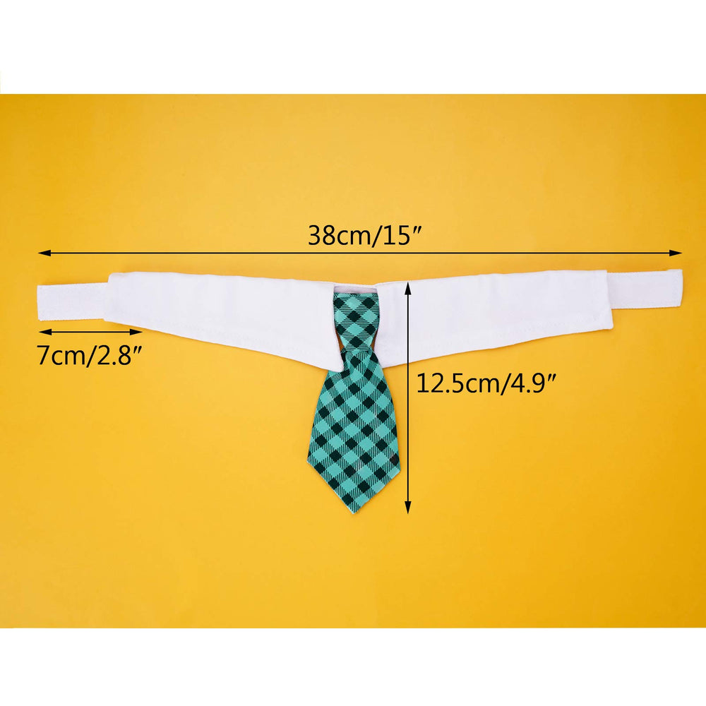 Segarty small dog tie on puppy shows dapper look for pet birthdays or holidays