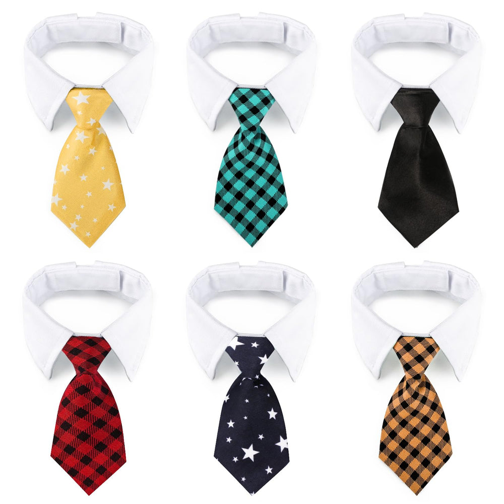 Segarty small dog tie six-pack packaging shows ready-to-wear outfits for cute outings