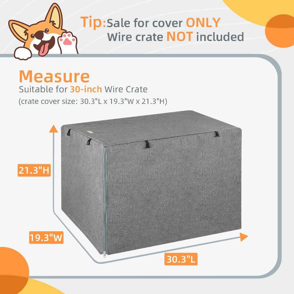 Seiyierr dog crate cover two entrances—easy access for you and your dog