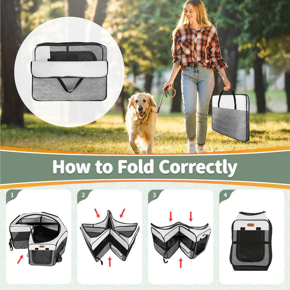 Seiyierr dog playpen portable outdoor-use design fits travel setups