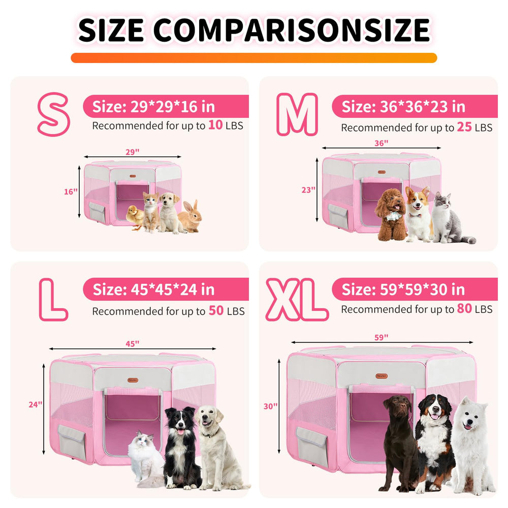Seiyierr playpen includes zippered half-mesh top for security and airflow