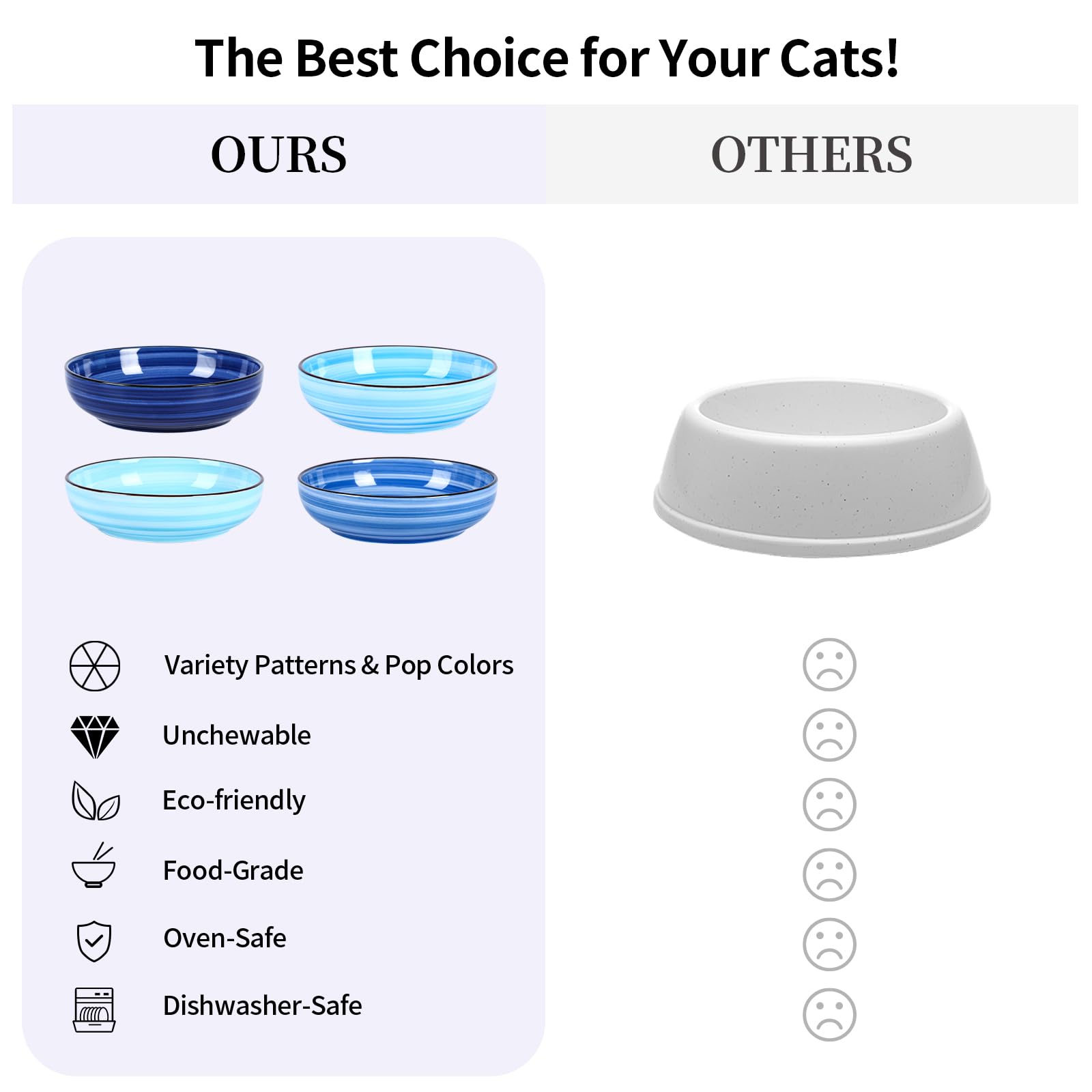 Selamica bowls are dishwasher safe for easy cleanup.