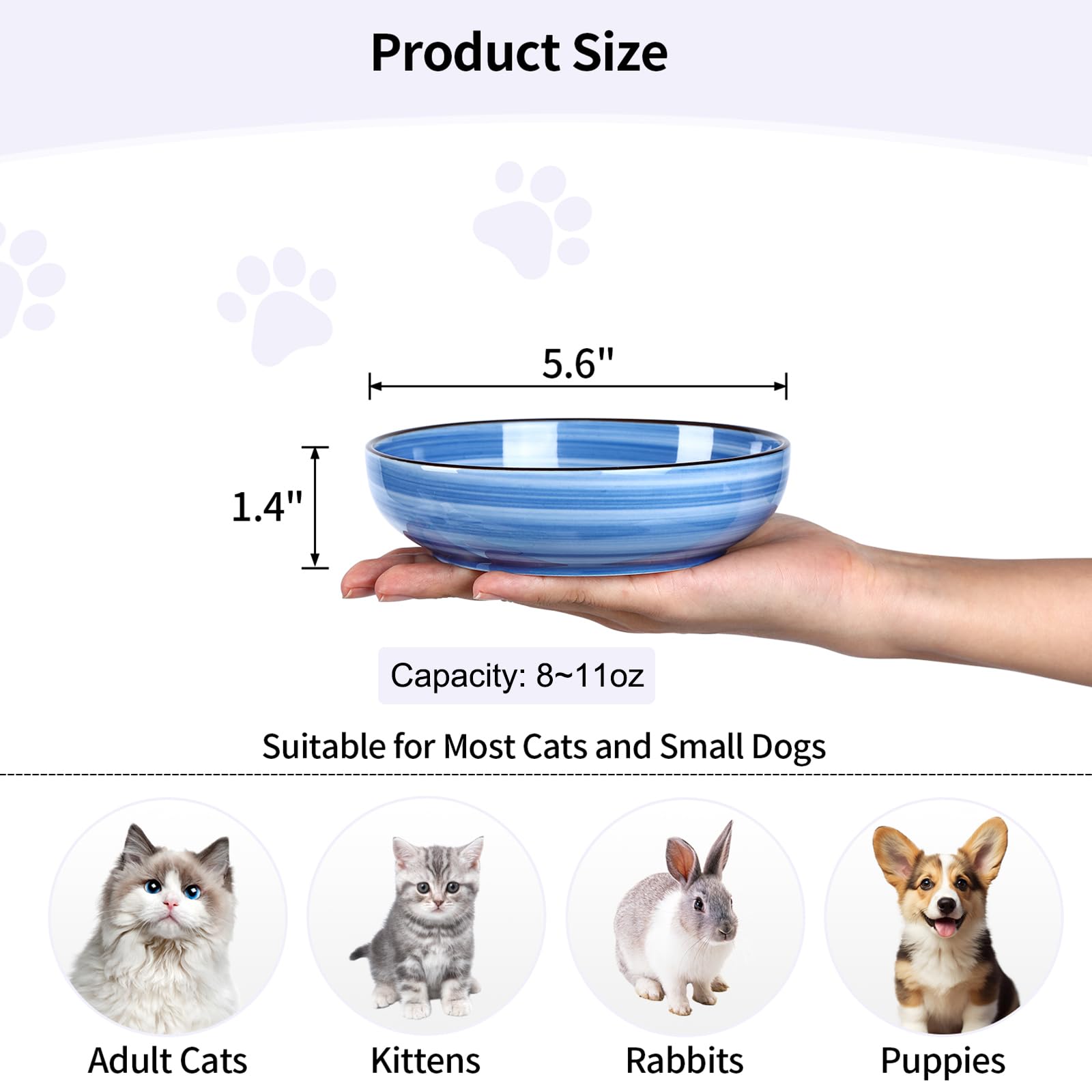 Selamica gradient blue bowls add colorful styling to mealtime.