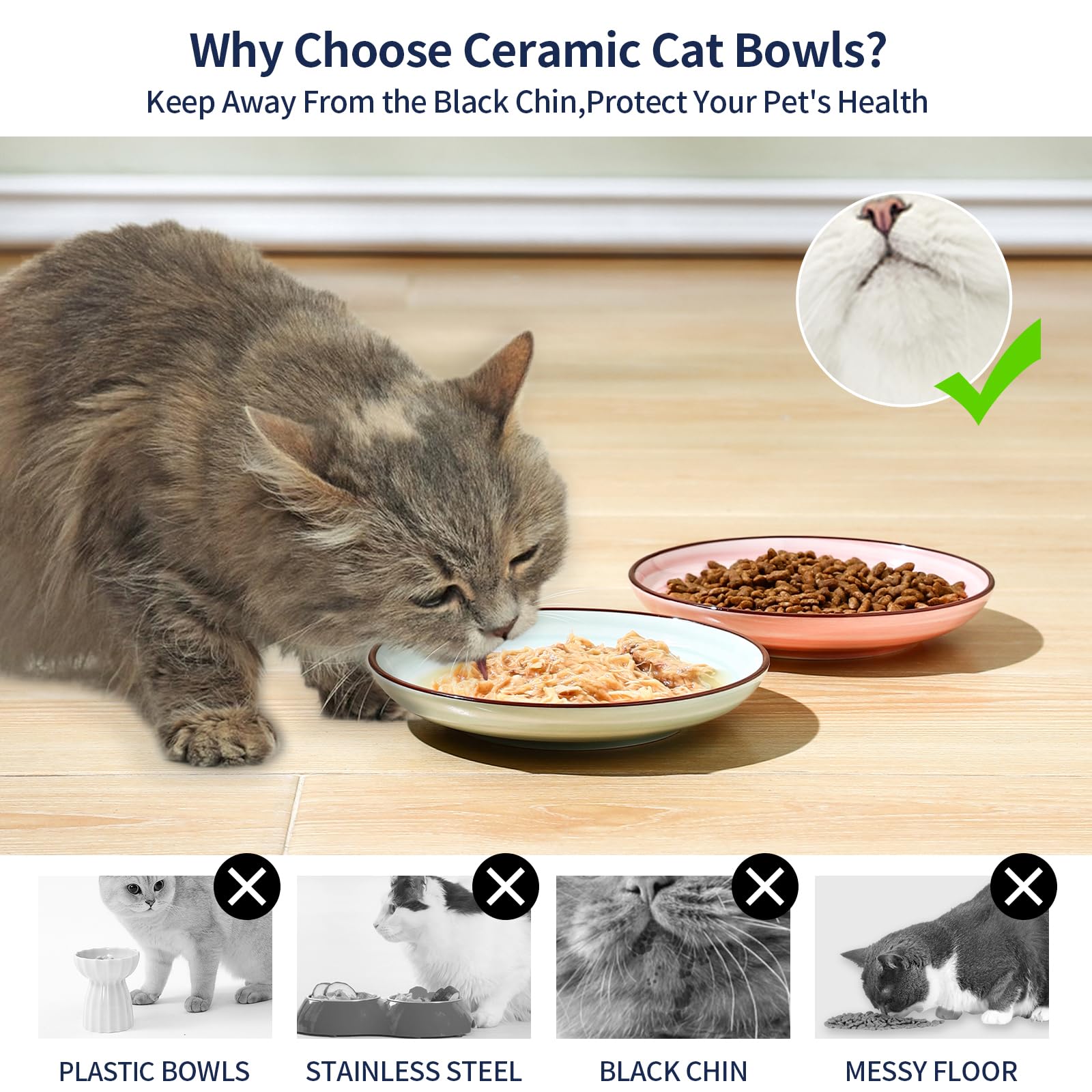 Selamica vibrant swirl designs brighten feeding time for pets.
