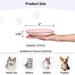 Selamica whisker-friendly bowls reduce whisker stress during meals.