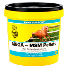 Select The Best Mega-MSM Pellets 5 lb bag highlights easy daily dosing for joint comfort.