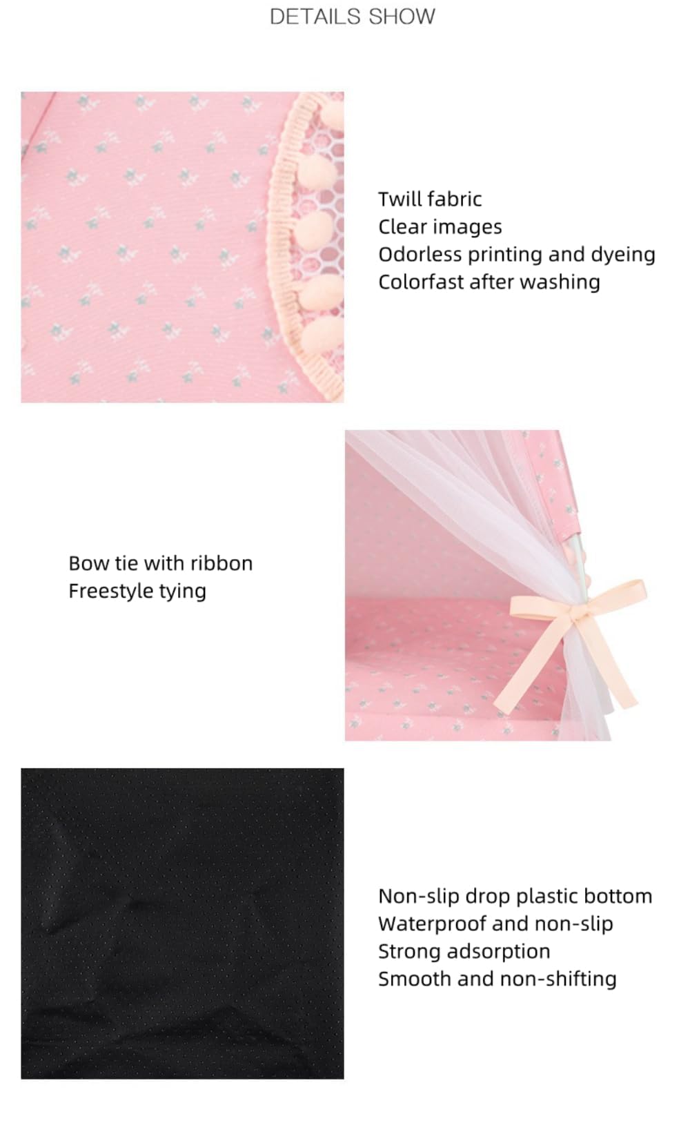 Selena Cat Bed Tent removable cover enables simple cleaning and maintenance