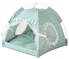 Selena cat bed tent showing plush edges for cozy perimeter