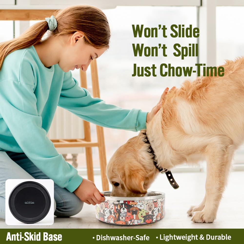 Selly's Den Pawdience bowl interior showing a smooth surface for quick cleaning.