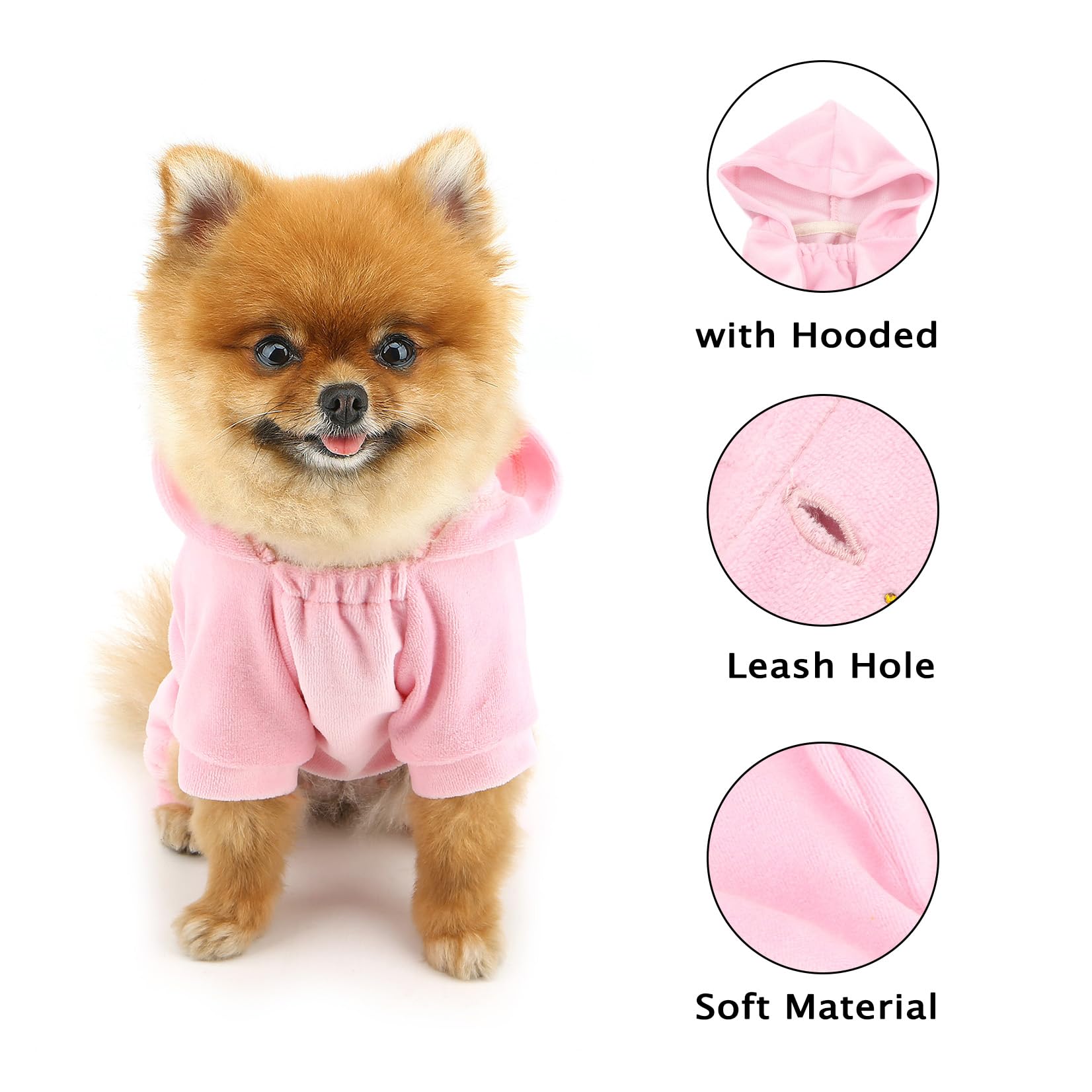 SELMAI soft velvet hoodie for comfy everyday wear
