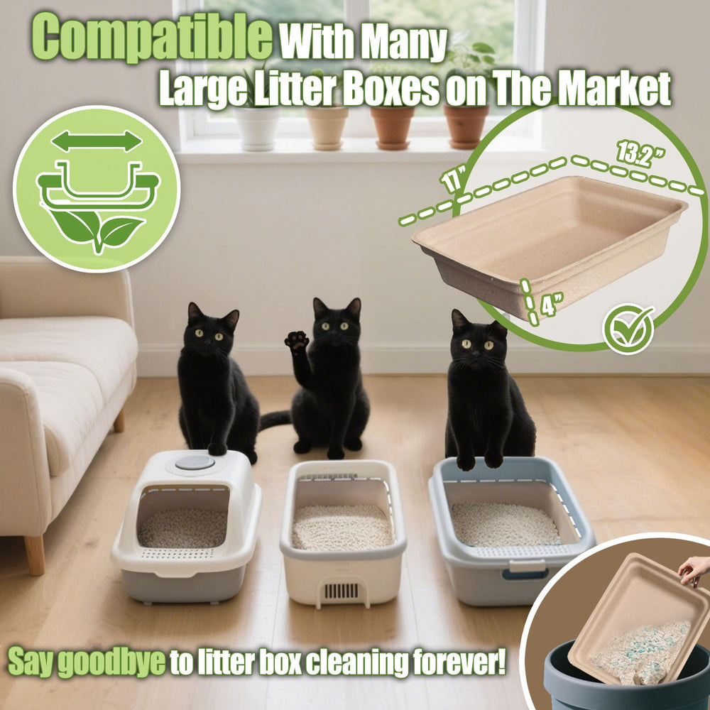 SEMEDOYO liner-fit works as a liner inside jumbo trays for easy cleanup.