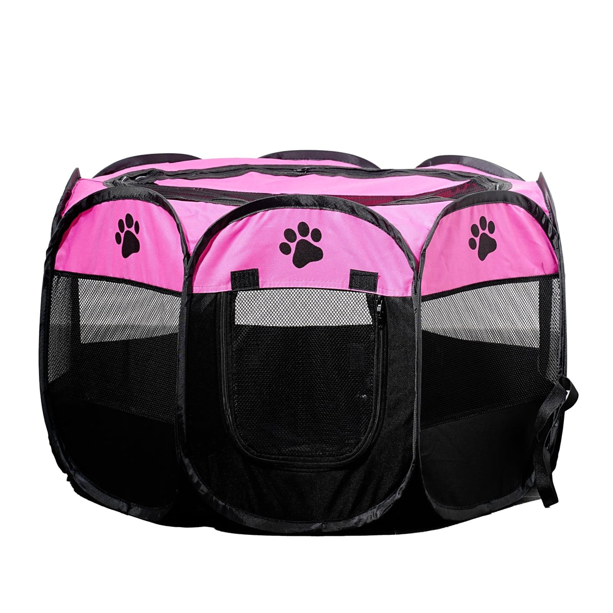 SENCONE portable pet playpen folding-compact-setup enables quick storage and travel readiness.