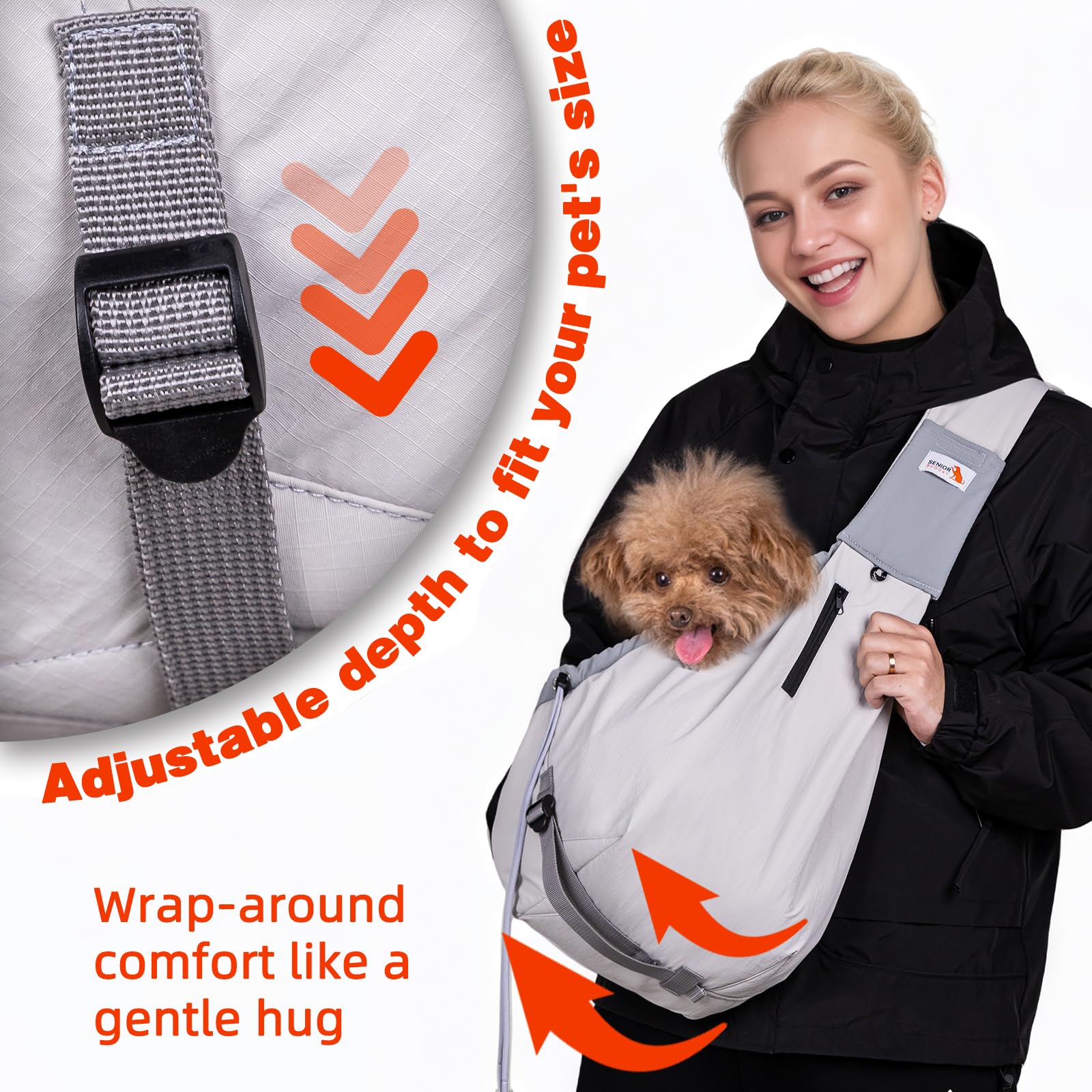 SENIOR BUDDAY safety leash prevents escapes during use