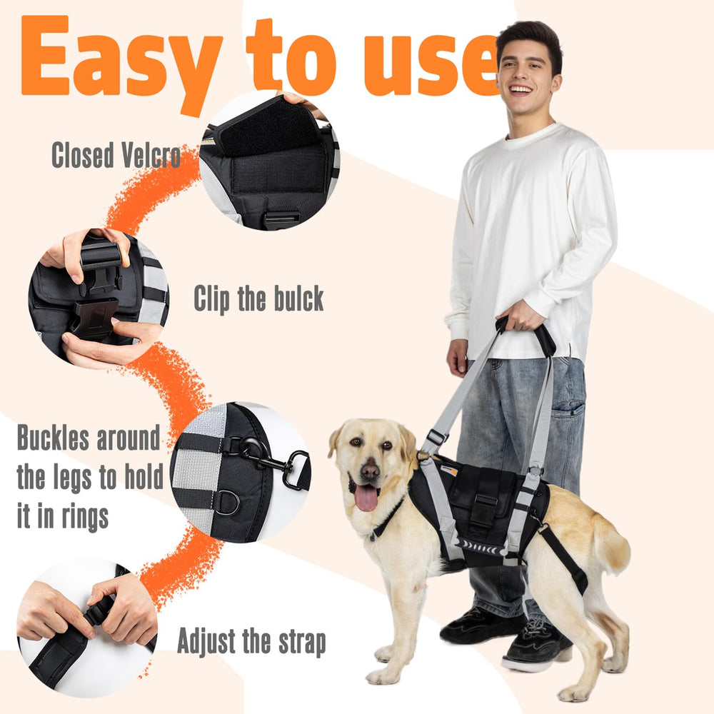 Senior Budday full-body sling polyester mesh highlights breathable fabric for all-day wear.