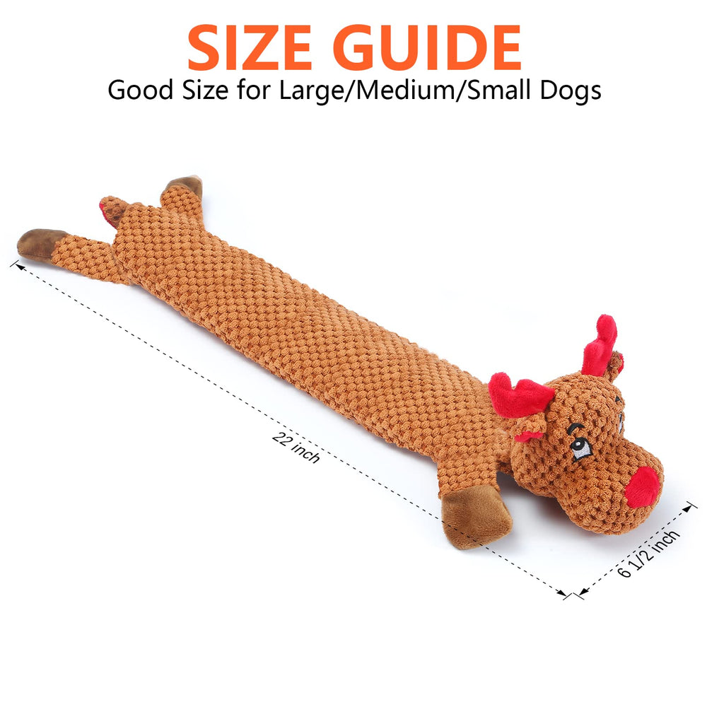 Senneny No-stuffing design reduces mess while encouraging active fetch sessions.