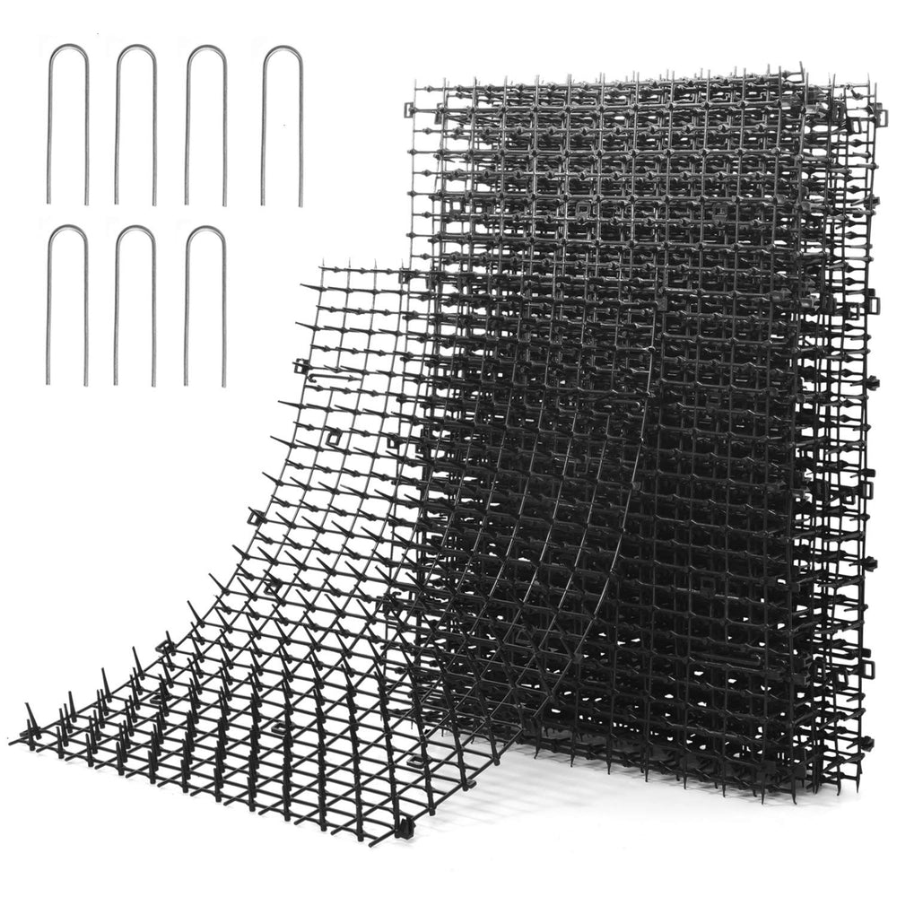 SenseYo Pomeat scat mat 16x12 for garden beds deters digging and scrambling