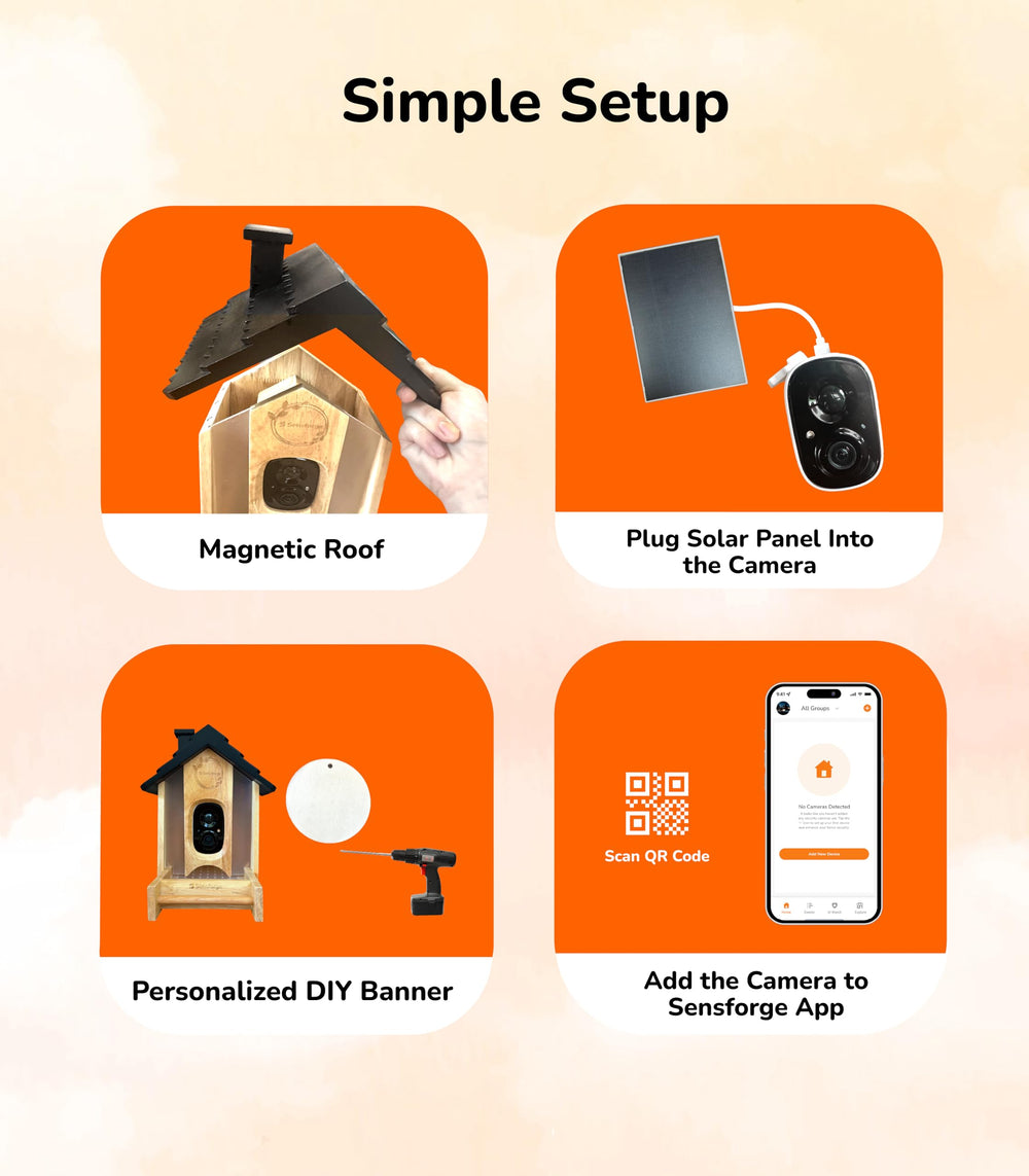 Sensforge easy setup with pre-installed microSD card for quick local storage.