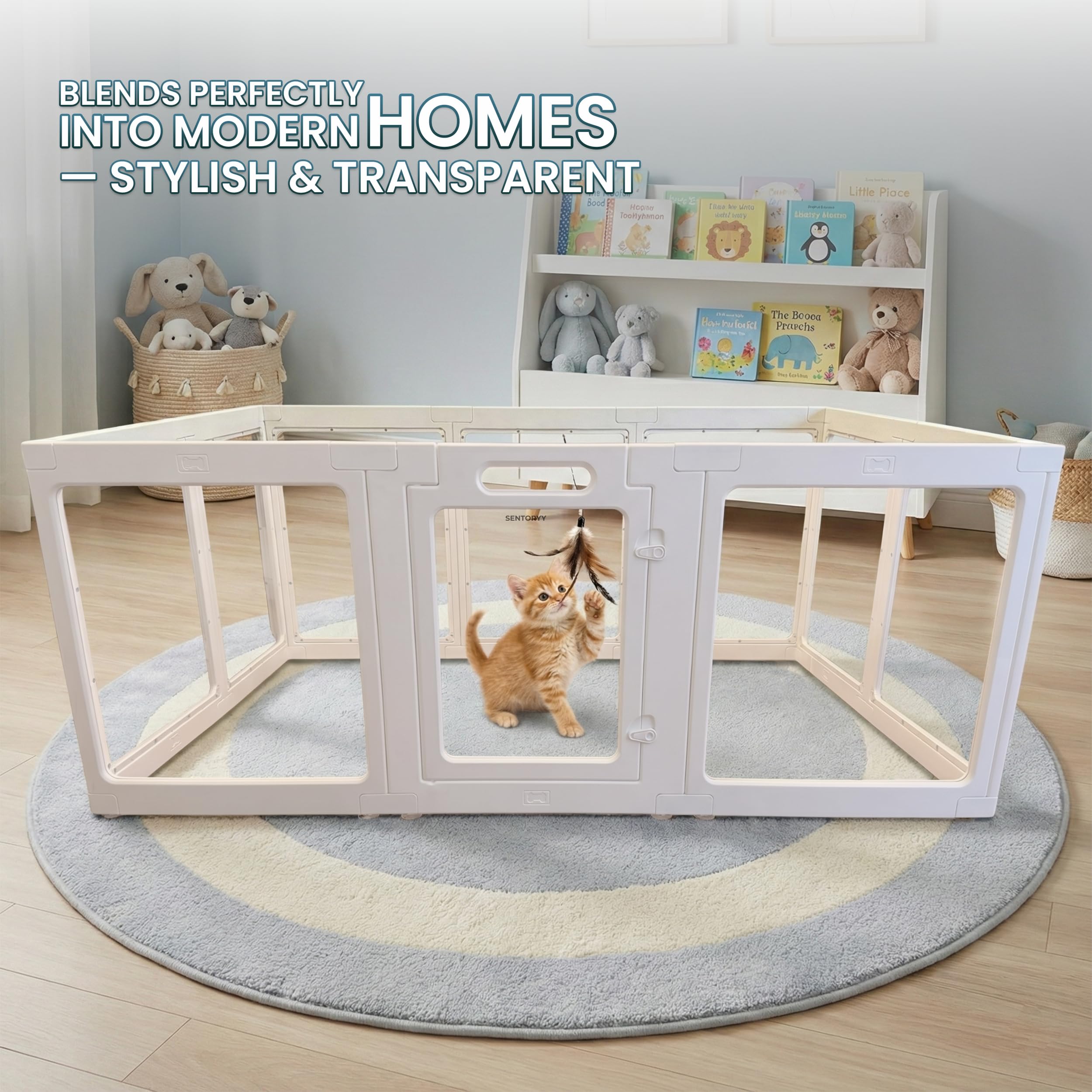 SENTORYY safety lock door secures pets inside for safe, worry-free access