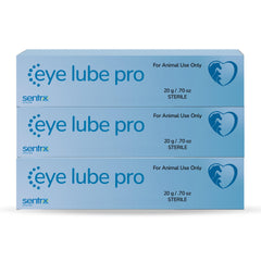 Sentrx Eye Lube Pro three-pack tubes ready for on-the-go eye comfort
