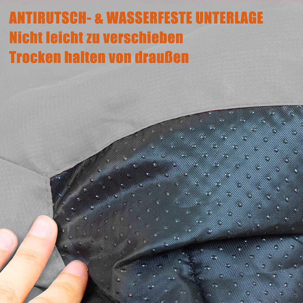 Senzkon outdoor dog bed waterproof fabric keeps paws dry during adventures.