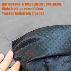 Senzkon outdoor dog bed waterproof fabric keeps paws dry during adventures.