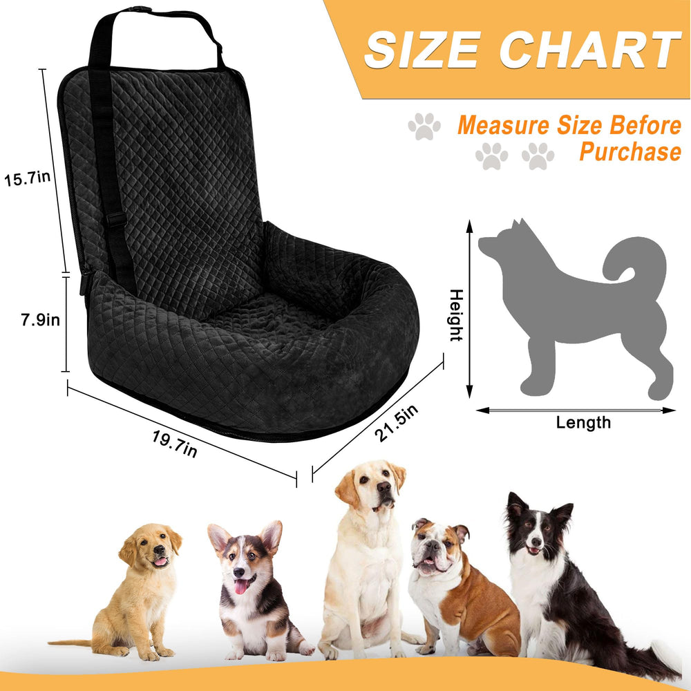 Sephyroth dog car seat close-up suede fabric highlights luxury and durability.