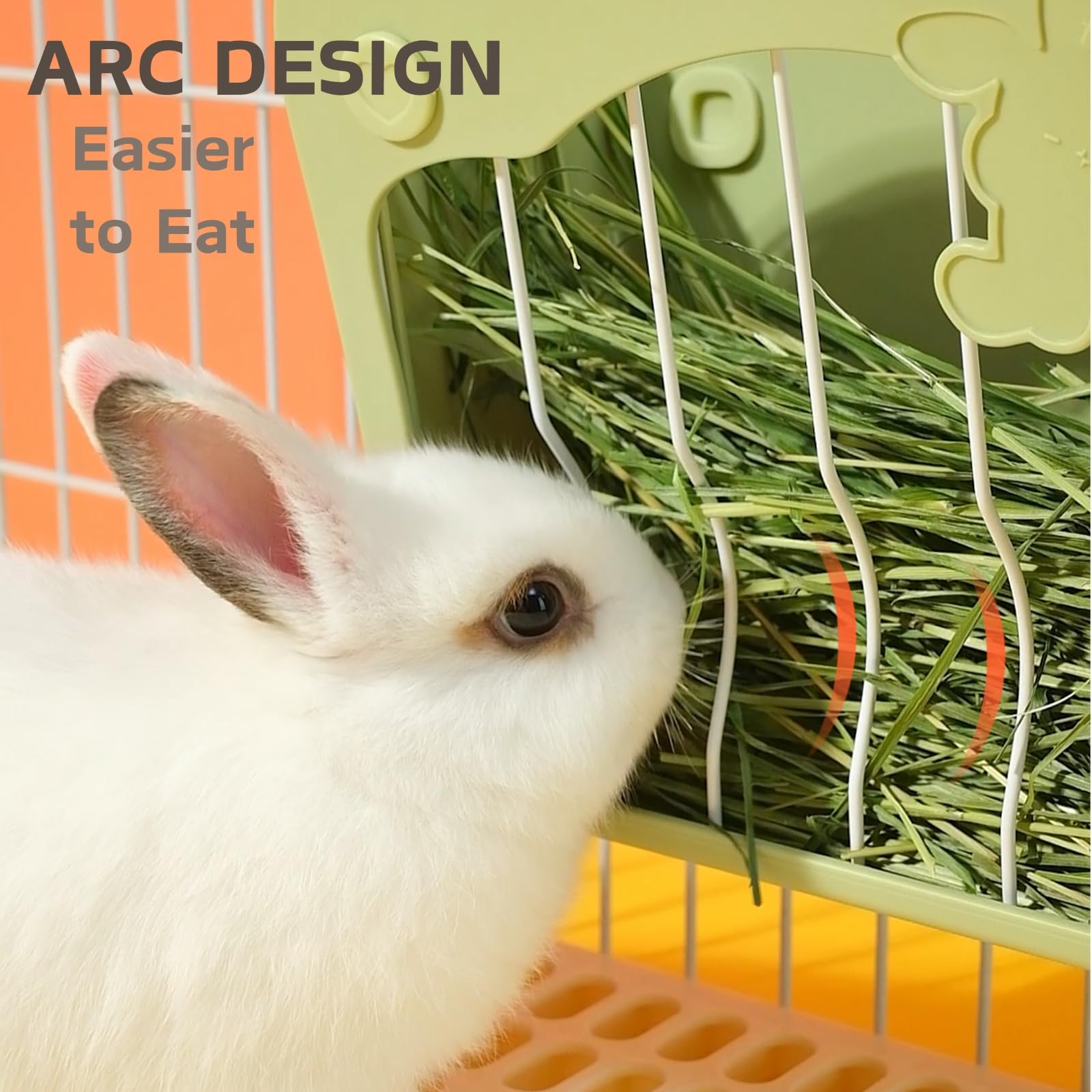 septillar funnel reduces cage openings during feeding and refilling
